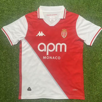 25/26 Monaco Home  Fans  Soccer Jersey