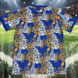 25/26  Salvador Flower  Pattern Blue Training Shirts