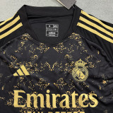 24/25 RMA Black Gold Special Edition  Fans Soccer Jersey