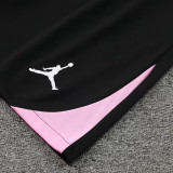 24/25 PSG Grey Pink Shoulder Training Short Suit(粉肩)