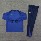 24/25 NK  Blue Half Zipper Sportswear # 812蓝色(半拉链)