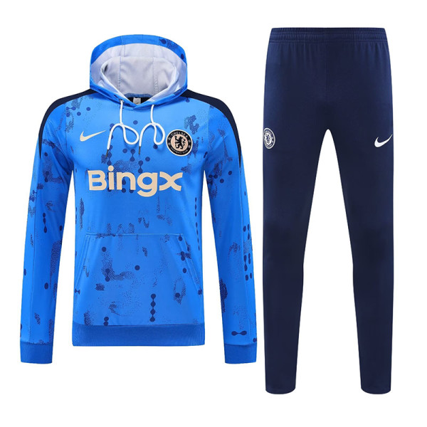 24/25 CHE Lake Blue Hooded  Tracksuit