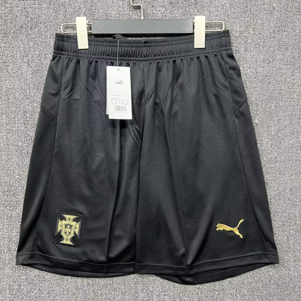 26/27 Portugal Commemorative Edition Black Shorts Pants