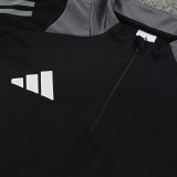 24/25 AD Black Half Zipper Sportswear # 801黑(半拉链)