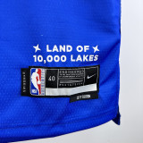 23/24 Timberwolves ANDERSON #1 Blue City Edition Top Quality Hot Pressing NBA Jersey