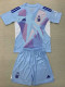24/25 Nottingham Forest Lake Blue Goalkeeper Kids Soccer Jersey