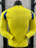 24/25 AL-Nassr Home Player Version Long Sleeve Soccer Jersey(长袖)