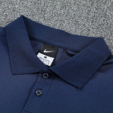 25/26 PSG Royal Blue polo shirts pants suit