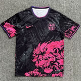 25 /26 BAR Dragon pattern Edition Black Fans Soccer Jersey