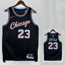 25/26 BULLS JORDAN # 23 Black City Edition Top Quality Hot Pressing NBA Jersey