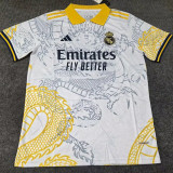 25/26 RMA White  Golden  Dragon  Polo Shirts