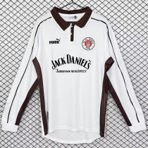 1999/2000 St. Pauli Home Long Sleeve Retro Soccer Jersey