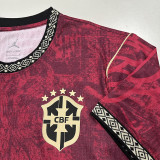 26/27 Brazil Special Edition Maroon Player Version Soccer Jersey