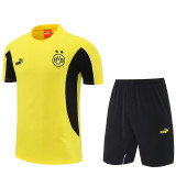 25/26  Dortmund Yellow Training Short Suit(黑边）
