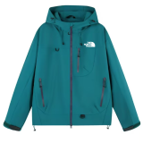 25/26 New THE NORTH FACE Green Hooded Windbreaker