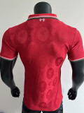 25/26  LIV Team Logo Steel Pattern  Edition  Red Player Version Soccer Jersey