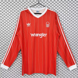 1982/1984 Nottingham Home Long Sleeve Retro Soccer Jersey