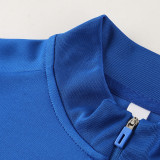 24/25 AB05  Blue kids Half Pull Tracksuit(童装、半拉）
