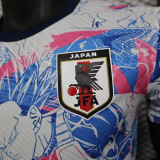 24/25 Japan Whit & Blue Comic  Player Version Soccer Jersey