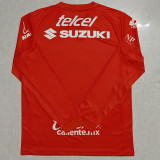 25/26 Pumas UNAM Goalkeeper Red Long Sleeve Fans Soccer Jersey长袖