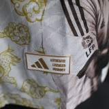 25/26 RMA Cristiano Ronaldo Commemorative Edition Light Yellow  Player Version Soccer Jersey