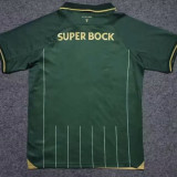 2024 Sporting Lisbon Green Special Edition Fans Soccer Jersey（胸前广告）