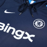 24/25 CHE  Dark Blue Hooded  Tracksuit