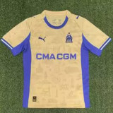25/26 Marseille fourth Fans Soccer Jersey(Print all sponsors）全广告