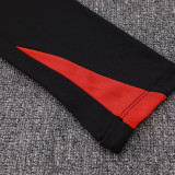 24/25  Portugal Black Kids  Half Pull Tracksuit  (童装)(半拉链)