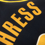 22/23 Indiana Pacers POYTHRESS #0 Black Top Quality Hot Pressing NBA Jersey
