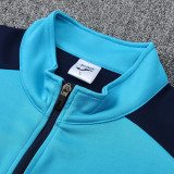 25/26 JOMA Lake Blue &Royal Blue  Jacket Tracksuit #2312