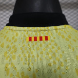 24/25 BAR Yellow Special Edition  Player Version Soccer Jersey(大胸花）