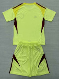 25/26  Celtic Goalkeeper Yellow Kids  Soccer Jersey