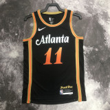 22/23 HAWKS YOUNG #11 Black City Edition Top Quality Hot Pressing NBA Jersey