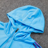 24/25 Argentina Light Blue Hooded  Tracksuit # F609加绒