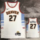 22/23 Nuggets MURRAY #27 White City Edition Top Quality Hot Pressing NBA Jersey