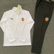 25/26 Valencia White Half Pull Tracksuit (半拉链)