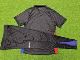 24/25 BAR Away Player Version  Suit Soccer Jersey(Black Pants)黑裤