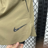 2025 D1103 Khaki Casual Double layer shorts#NK 双层卡其色