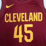 22/23 Cleveland Cavaliers MITCHELL #45 Red Top Quality Hot Pressing NBA Jersey