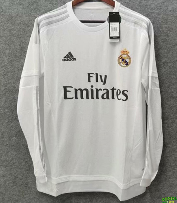 2015/2016 RMA Home Long Sleeve Retro Soccer Jersey (长袖)