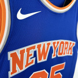 KNICKS BRIDGES #25Blue Top Quality Hot Pressing NBA Jersey