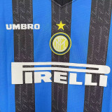 1997/1998 INT Home  Long Sleeve  Retro Soccer Jersey