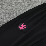 24/25 CHE Black Pink Hooded  Tracksuit