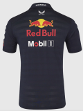 2025 Red Bull Black Polo  Racing Suit (翻领)