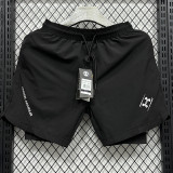 2025 A247 Black Casual Double layer shorts# 双层