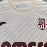 25/26 Villarreal Away Fans Soccer Jersey