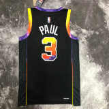 22/23 SUNS PAUL #3 Black Top Quality Hot Pressing NBA Jersey (Trapeze Edition)