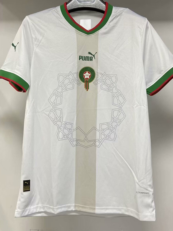 22/23 Morocco Away World Cup Fans Soccer Jersey