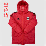 22/23 ARS Red Hooded Cotton Coat Black Edge (黑色边) 棉衣